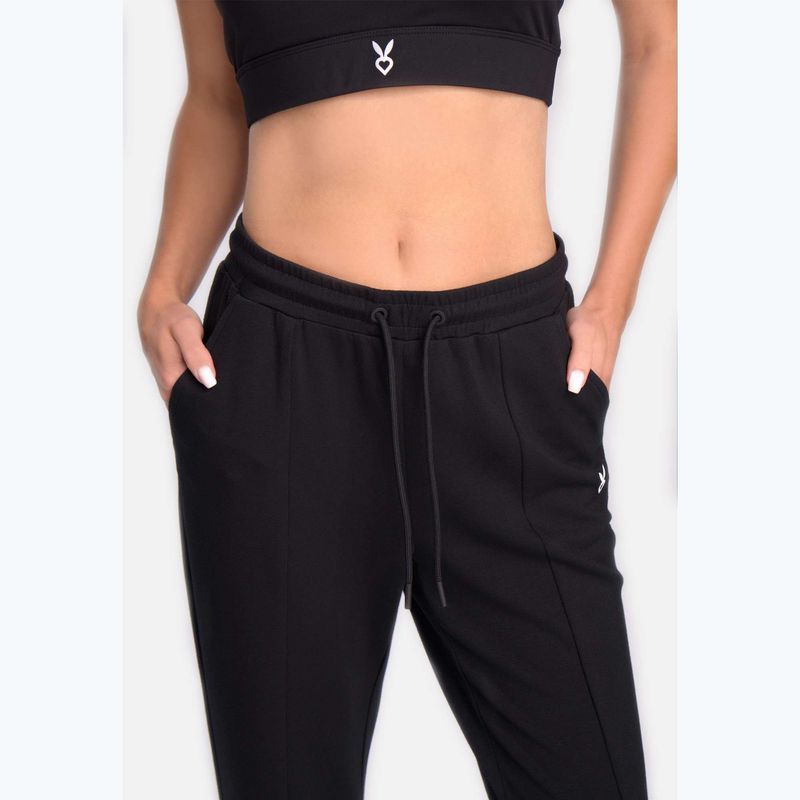 Pantaloni de antrenament pentru femei Cardio Bunny HCB-125 Flare black 5