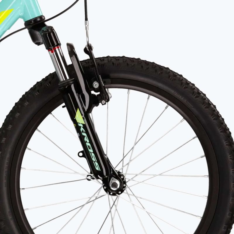Bicicletă pentru copii KROSS Lea Mini 2.0 celadon/lime/gloss 6
