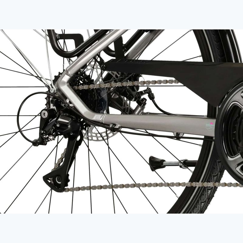 Bicicletă trekking pentru femei KROSS Trans 3.0 In silver/gray/gloss 8
