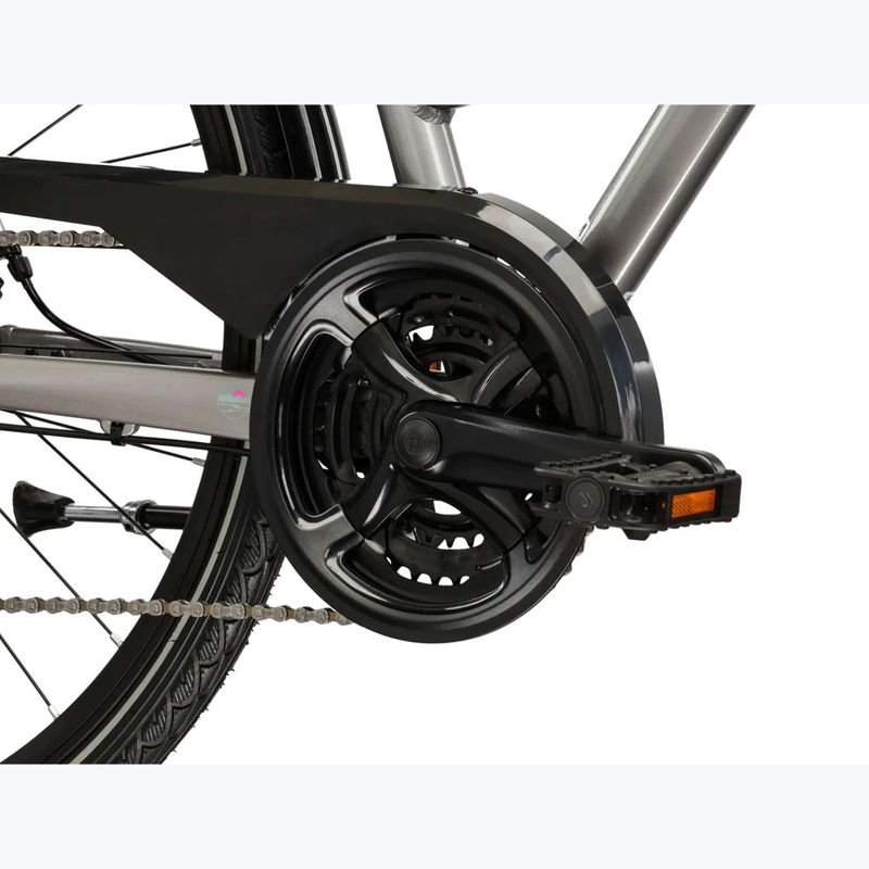 Bicicletă trekking pentru femei KROSS Trans 3.0 In silver/gray/gloss 9