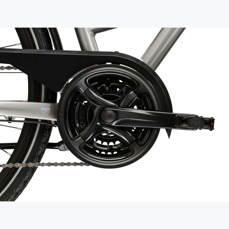 Bicicletă trekking pentru femei KROSS Trans 3.0 In silver/gray/gloss 10