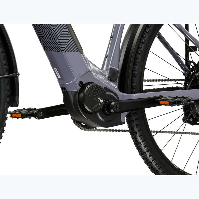 Bicicletă electrică KROSS Influx Suv Hybrid 1.0 820Wh LS gray/black/gloss 10