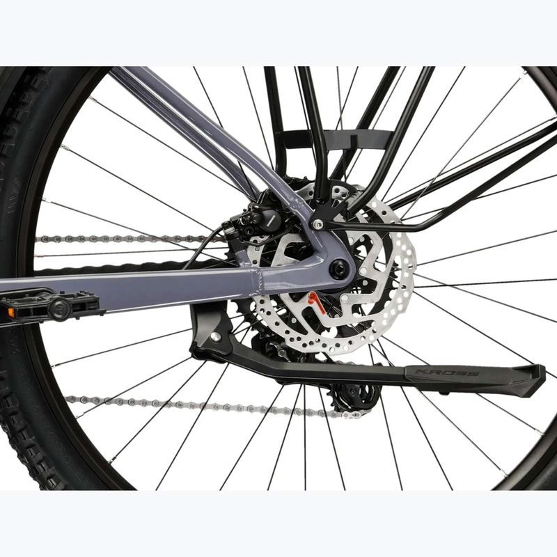 Bicicletă electrică KROSS Influx Suv Hybrid 1.0 820Wh LS gray/black/gloss 11