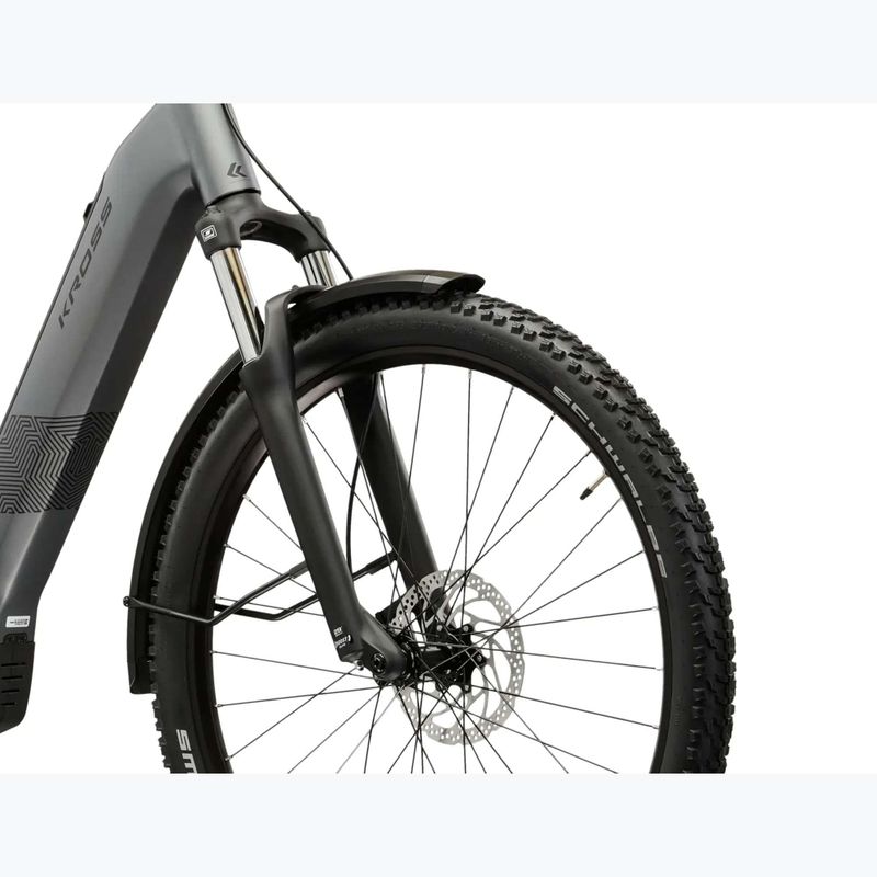 Bicicletă electrică KROSS Influx Suv Hybrid 2.0 600Wh LS 27,5" grey/black/matte 6