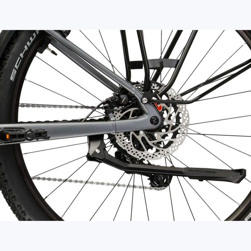 Bicicletă electrică KROSS Influx Suv Hybrid 2.0 600Wh LS 27,5" grey/black/matte 11