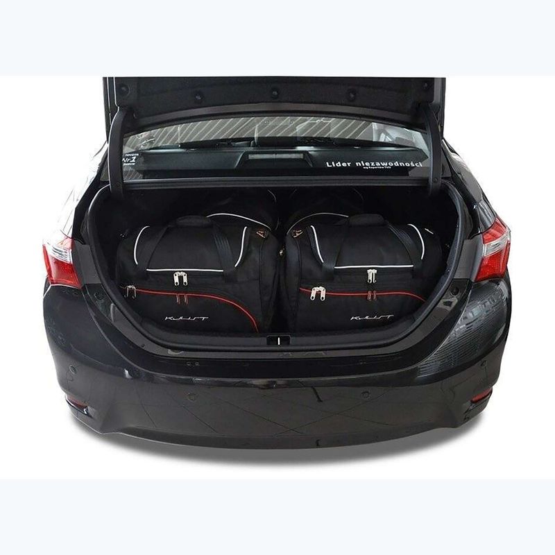 KJUST Toyota Corolla Limousine 2013-2018 sac de boot set 4 buc negru. 13