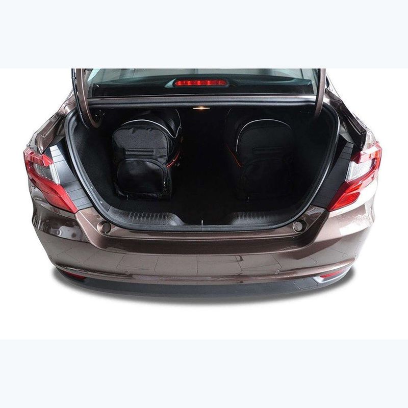 Set de genți pentru portbagaj KJUST Fiat Tipo Limousine 2015+ 5 buc.black 17