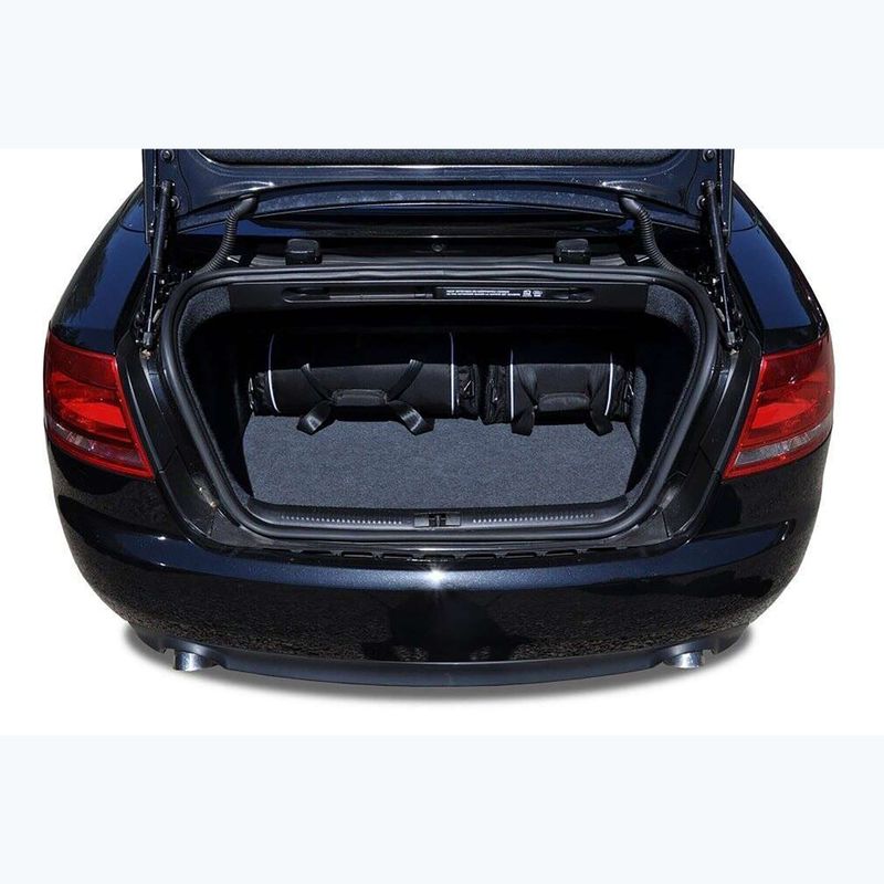 KJUST set geantă portbagaj Audi A4 Cabrio 2005-2009 4 buc negru 17