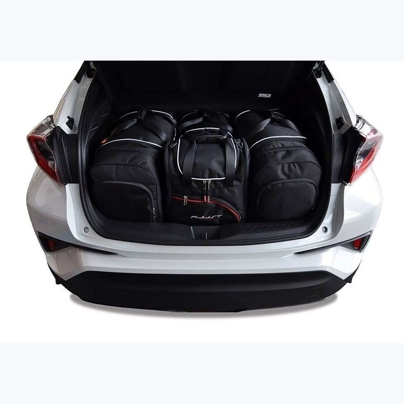 KJUST Toyota C-Hr 2016-2023 set sac pentru compartimentul de bagaje 4 buc negru. 12