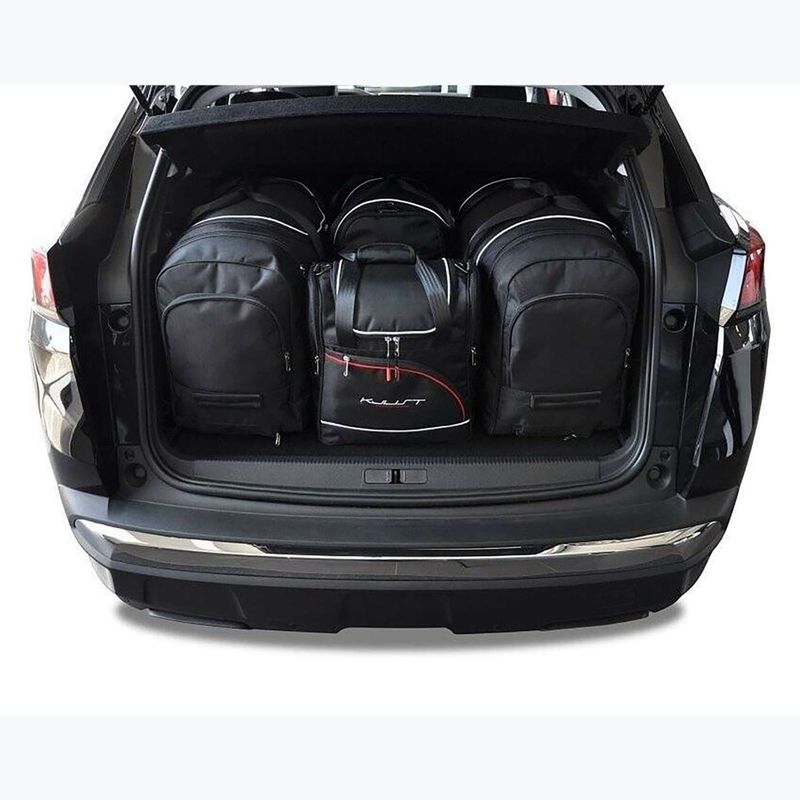 KJUST set geantă portbagaj Peugeot 3008 2016+ 4 buc negru. 13