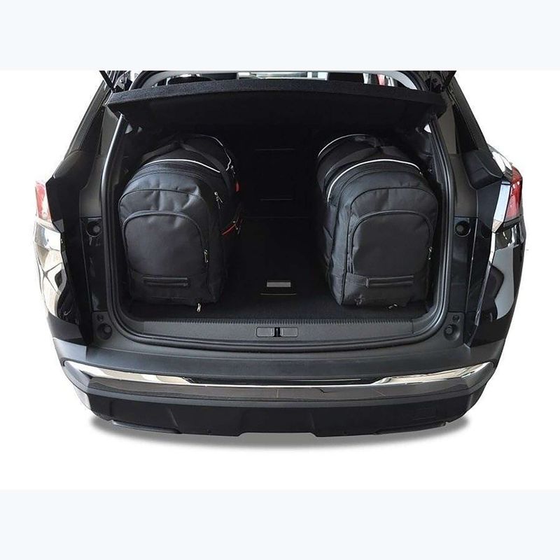 KJUST set geantă portbagaj Peugeot 3008 2016+ 4 buc negru. 15