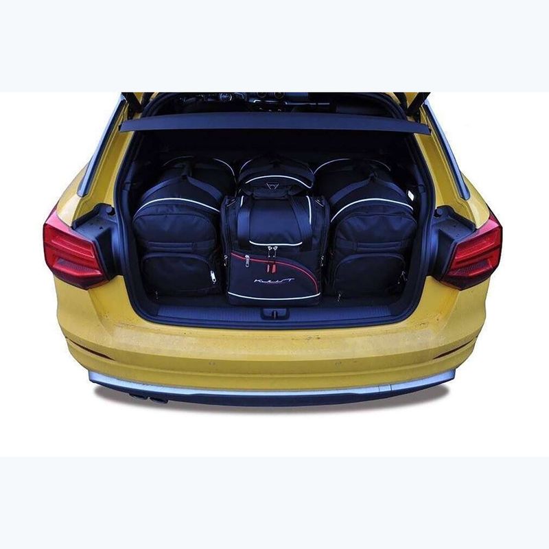 KJUST Audi Q2 set geantă portbagaj 2016+ 4 buc negru 16