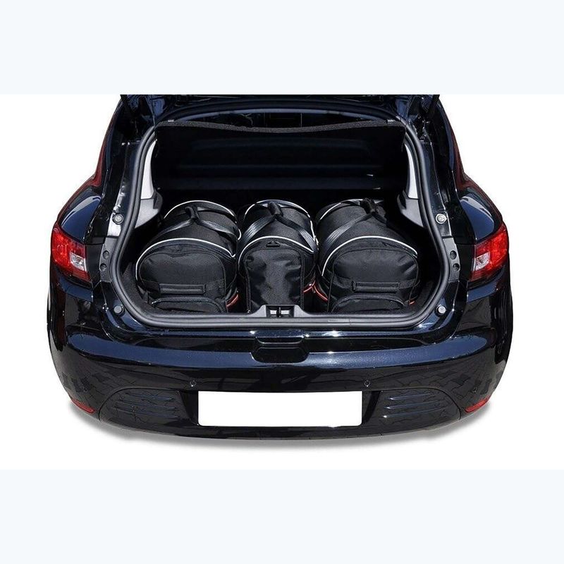 KJUST set geantă portbagaj Renault Clio 2012-2019 3 buc. negru 11