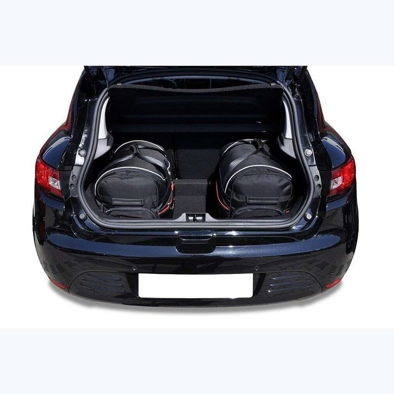 KJUST set geantă portbagaj Renault Clio 2012-2019 3 buc. negru 12