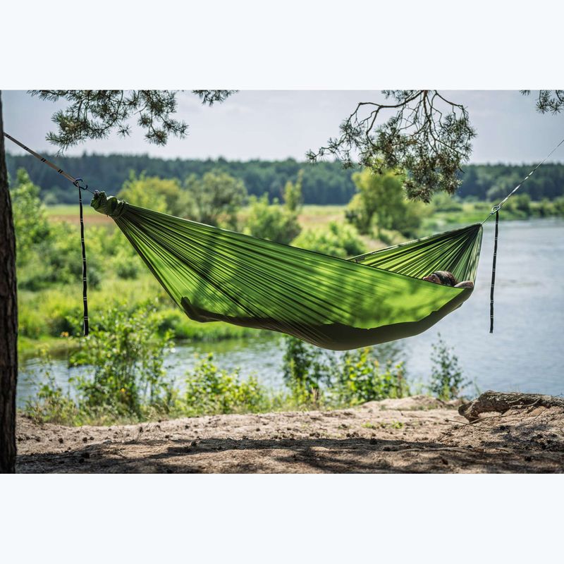 Hamac turistic Lesovik Bright treetop green 3