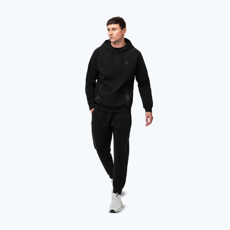 Hanorac pentru bărbați Pitbull Dogwood Hooded Sweatshirt black 2