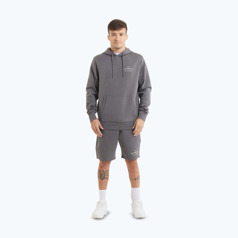 Hanorac pentru bărbați  Pitbull Sampson Hooded Sweatshirt graphite 2