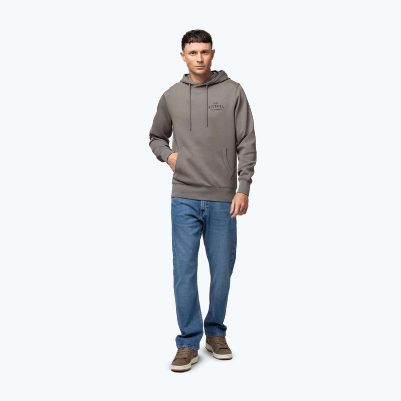 Bluză pentru bărbați Pitbull Sampson Hooded Sweatshirt taupe 2