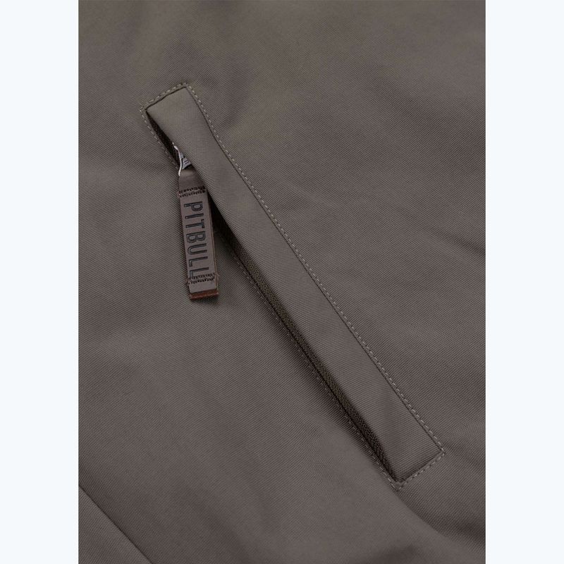 Geacă de iarnă pentru bărbați Pitbull Elkwood 3 Sherpa Hooded taupe 10