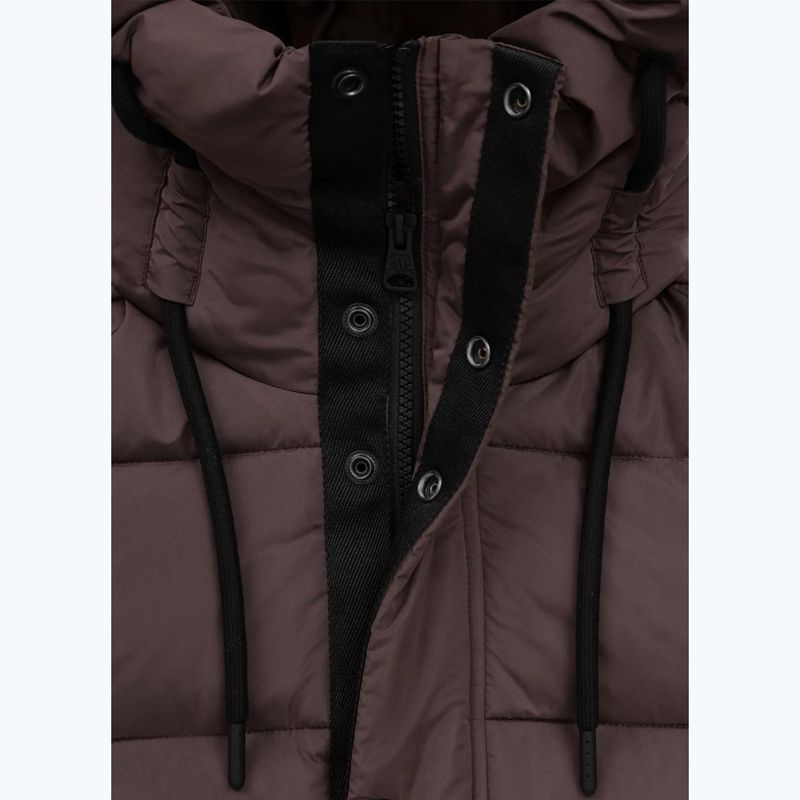 Geacă de iarnă pentru femei Pitbull Amalia Padded Hooded dark chocolate 7