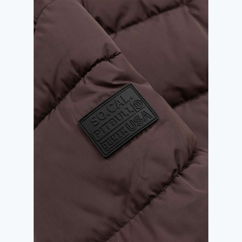Geacă de iarnă pentru femei Pitbull Amalia Padded Hooded dark chocolate 9