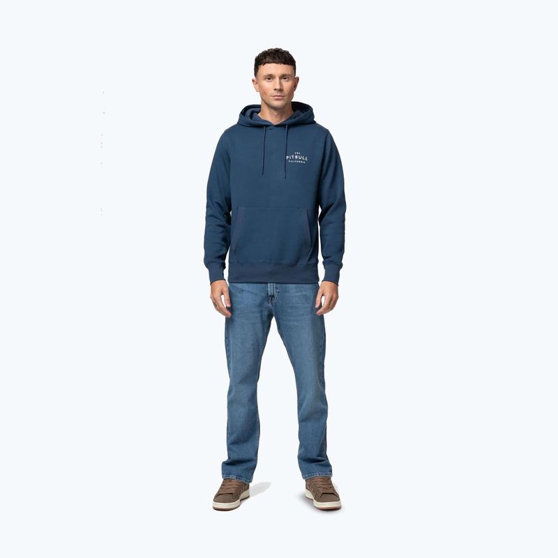Bluză pentru bărbați Pitbull Sampson Hooded Sweatshirt petrol blue 2