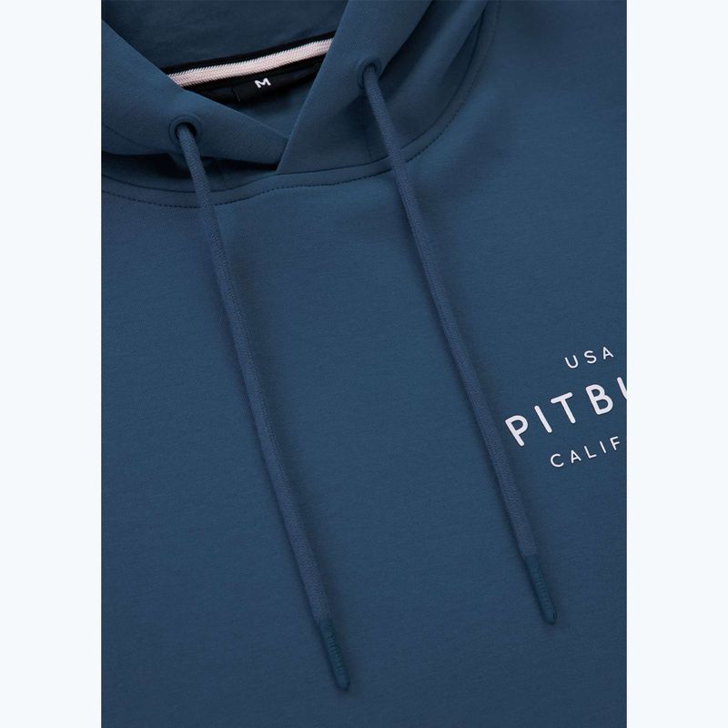 Bluză pentru bărbați Pitbull Sampson Hooded Sweatshirt petrol blue 7