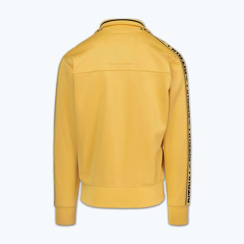 Bluză pentru bărbați Pitbull Trackjacket Tape Logo Terry Group pale yellow 7