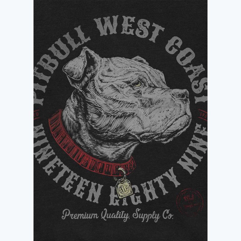 Bluză pentru bărbați Pitbull Strenght & Respect Crewneck washed dark graphite 8