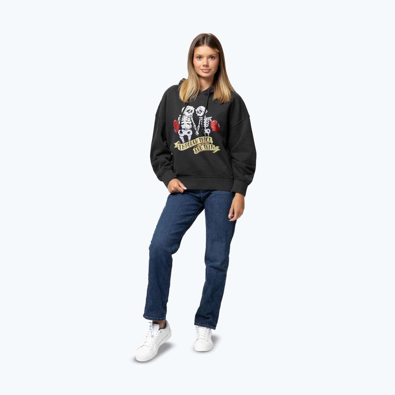 Bluză pentru femei Pitbull Thick & Thin Hooded dark graphite 2