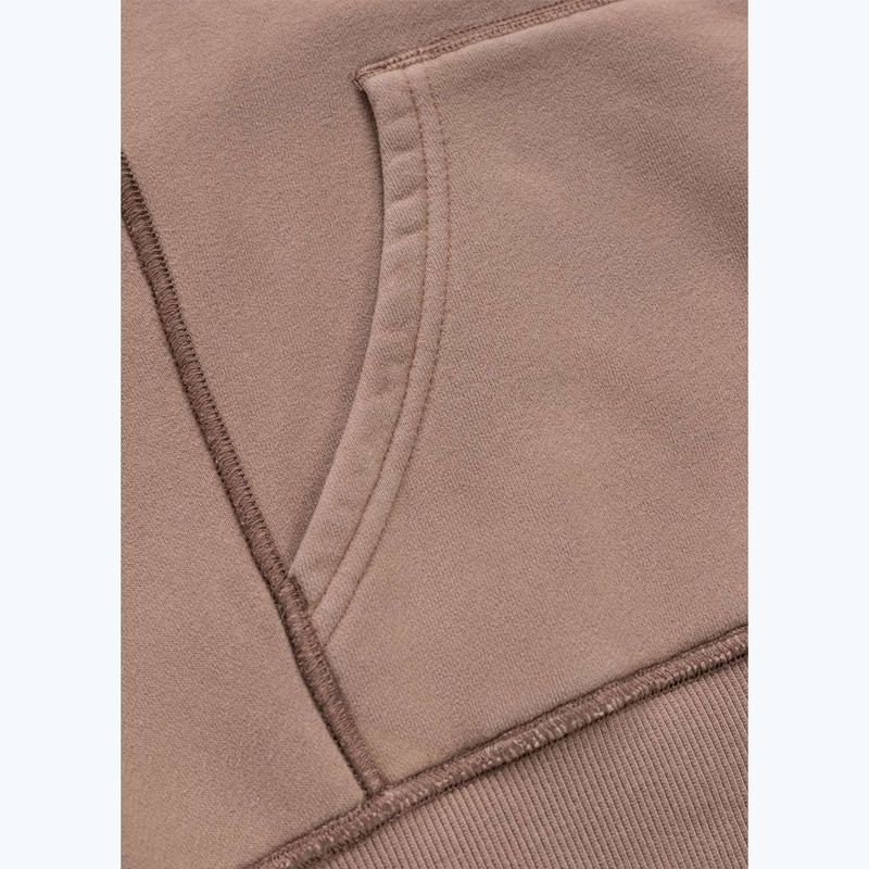 Bluză pentru femei Pitbull Skull Surf Hooded Zip chocolate mousse 13