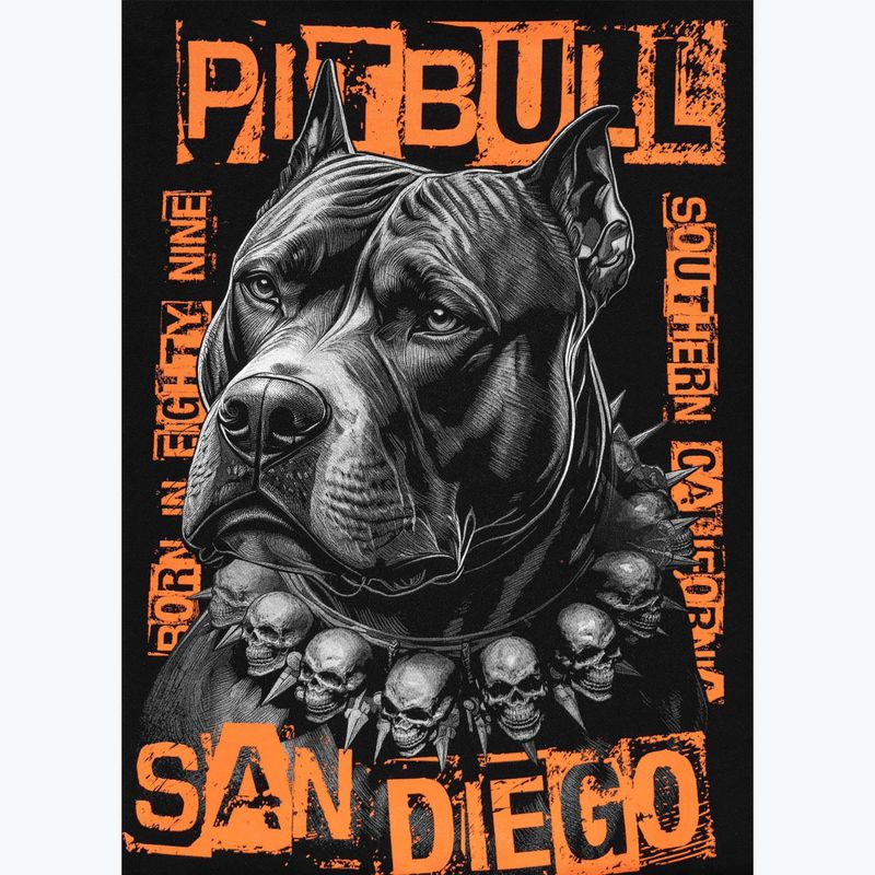 Bluză pentru bărbați Pitbull Blacky Hooded black 7