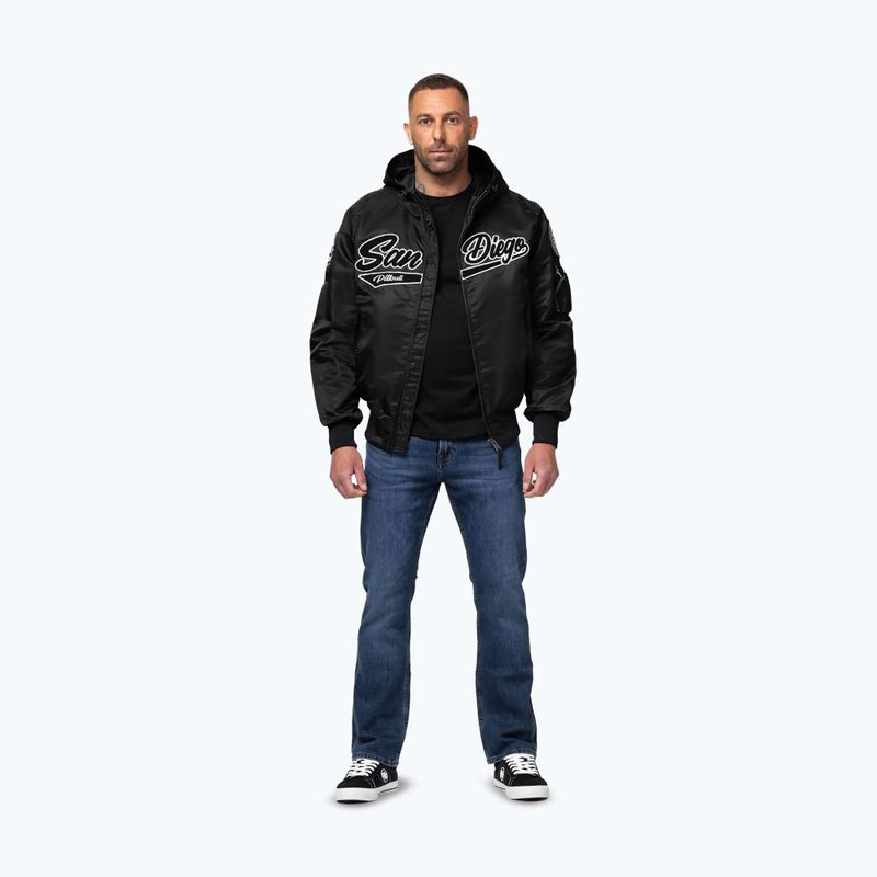 Geacă pentru bărbați Pitbull Aero Flight Hooded black 2
