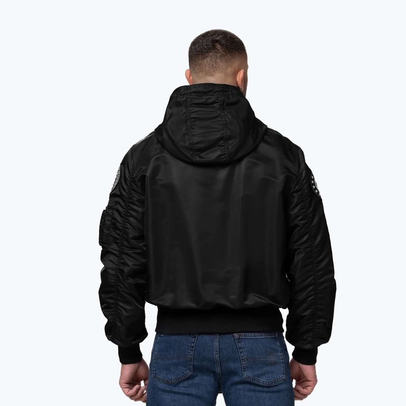 Geacă pentru bărbați Pitbull Aero Flight Hooded black 3