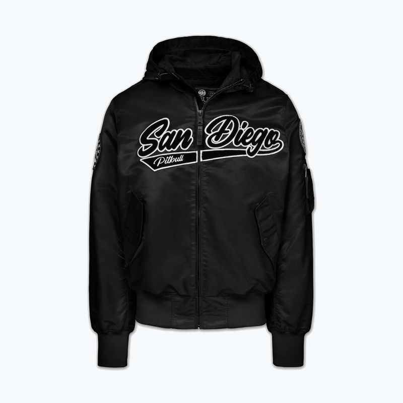 Geacă pentru bărbați Pitbull Aero Flight Hooded black 6