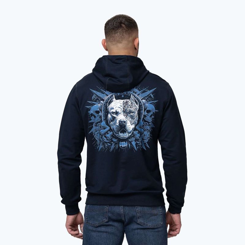 Bluză pentru bărbați Pitbull World Sweatshirt Hooded dark navy 3