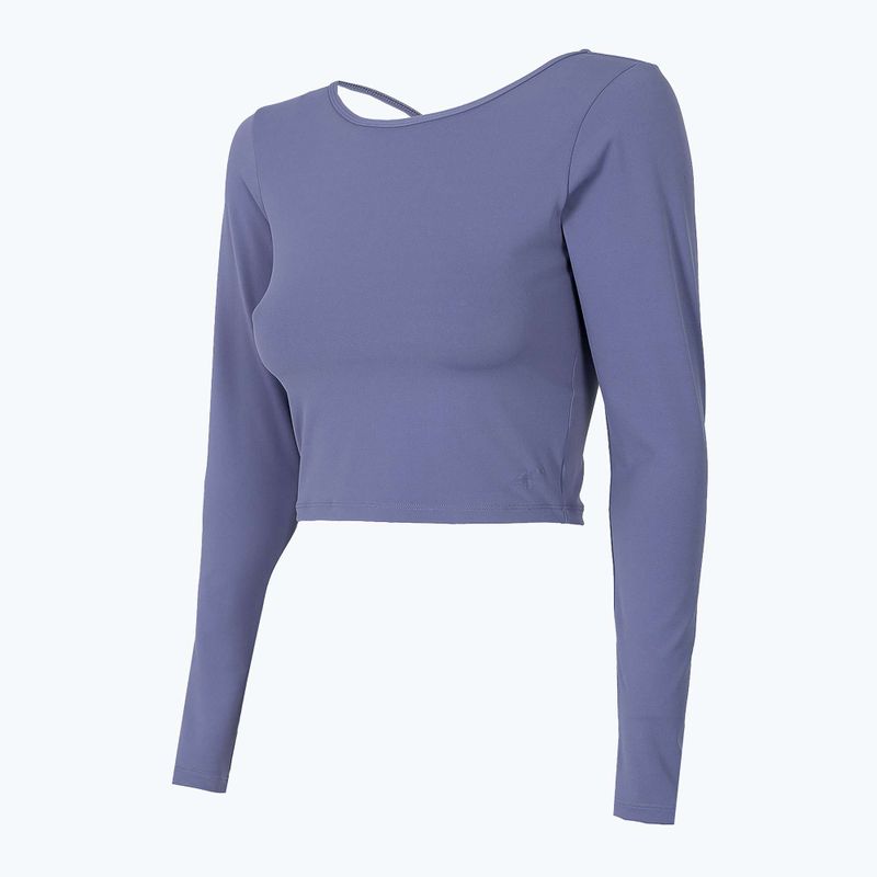Top de yoga pentru femei 4F H4Z22-TSDL019 albastru 3