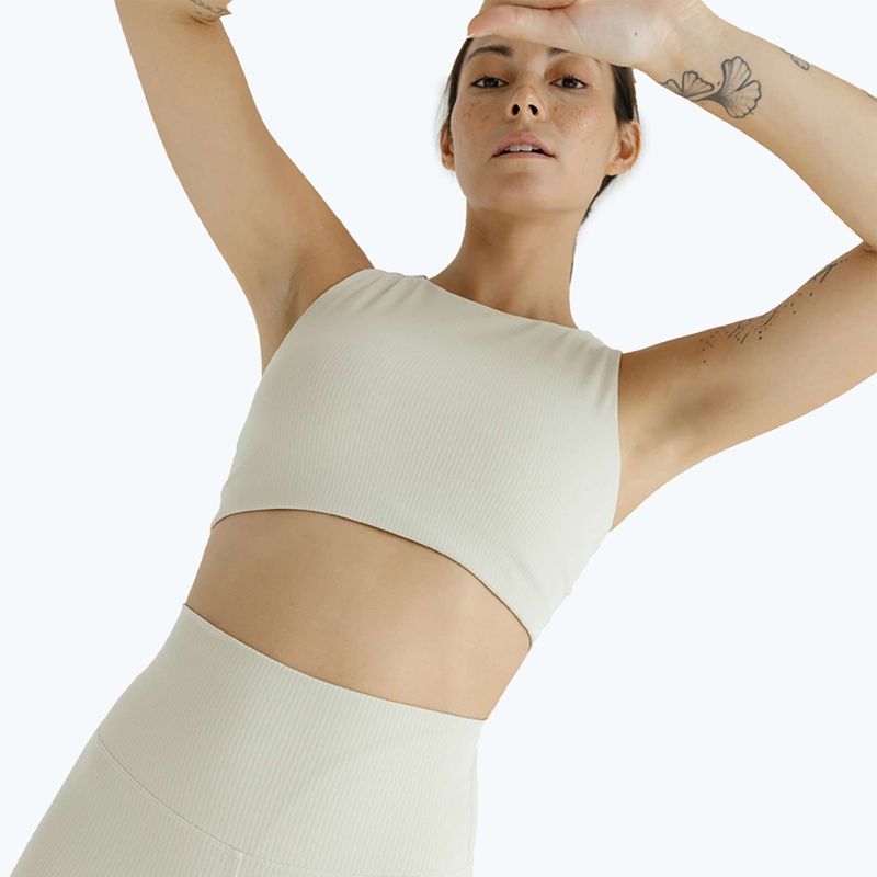 Colanți de yoga pentru femei JOYINME Unity Ribbed 7/8 buttercream 4