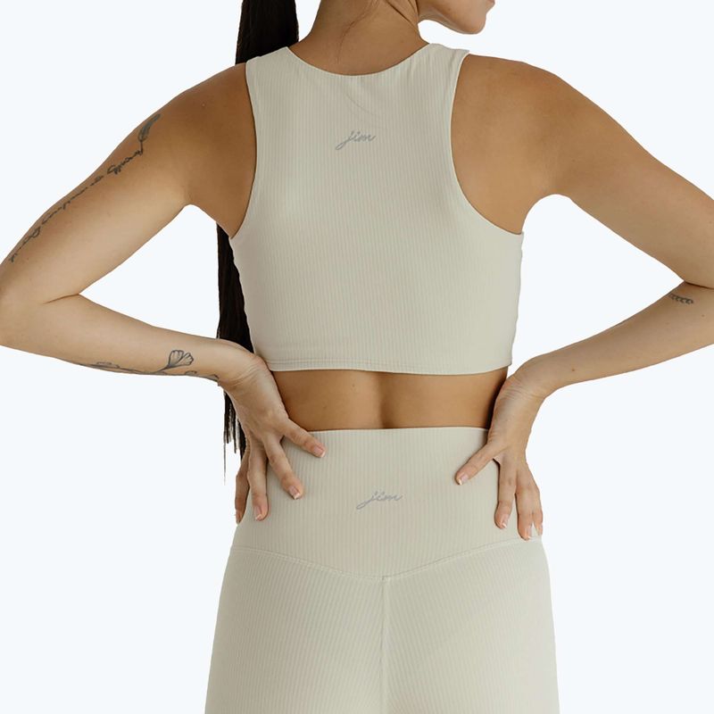 Colanți de yoga pentru femei JOYINME Unity Ribbed 7/8 buttercream 5