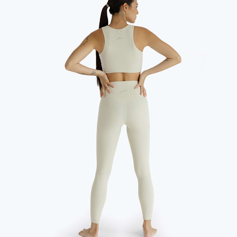 Colanți de yoga pentru femei JOYINME Unity Ribbed 7/8 buttercream 7