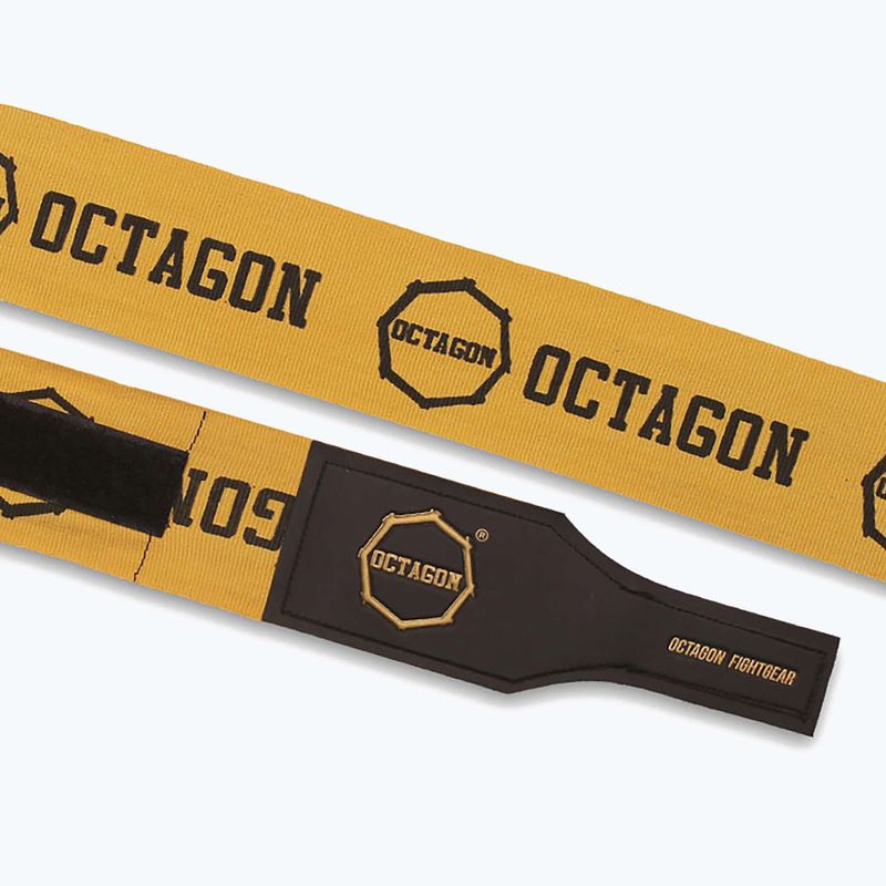 Bandaje de box Octagon Fightgear Supreme Printed 300 cm gold 3