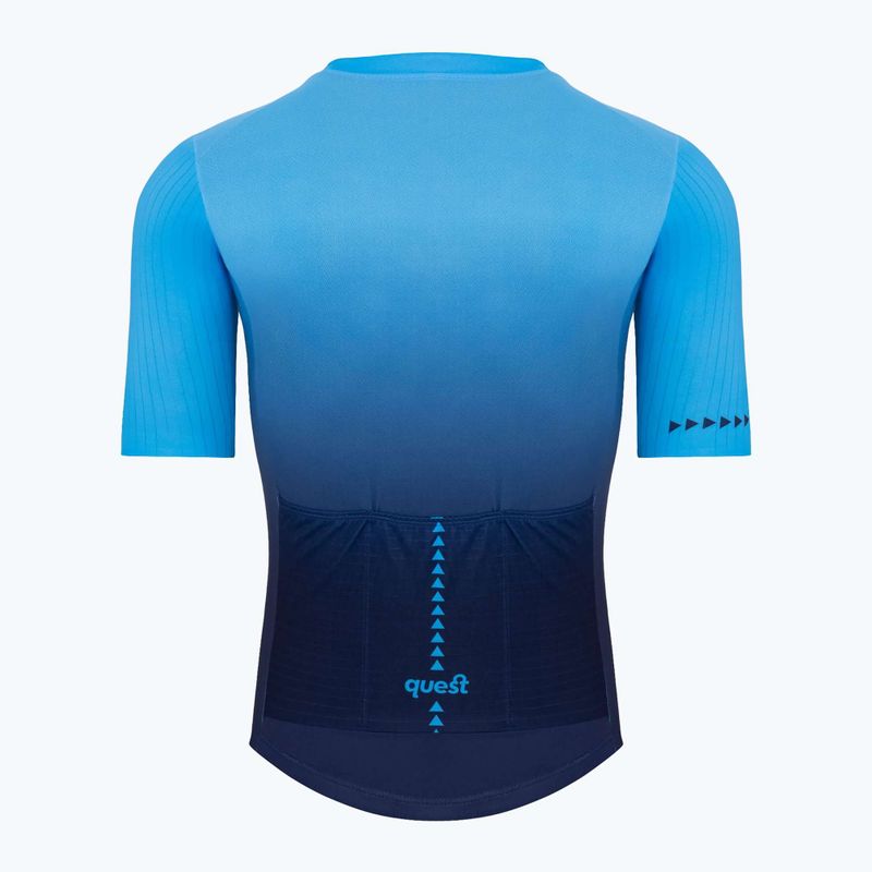 Tricou de ciclism pentru bărbați Quest Black Sky 5