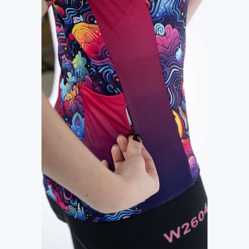 Tricou de ciclism pentru femei Quest Pink Cosmos W 5