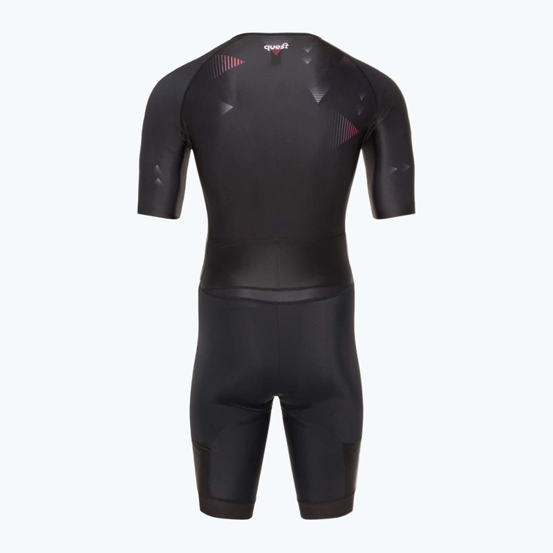 Costum de triatlon pentru bărbați Quest Aerofit Base black 2