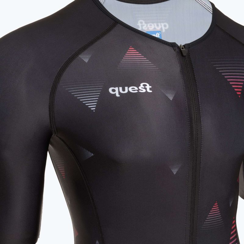 Costum de triatlon pentru bărbați Quest Aerofit Base black 3