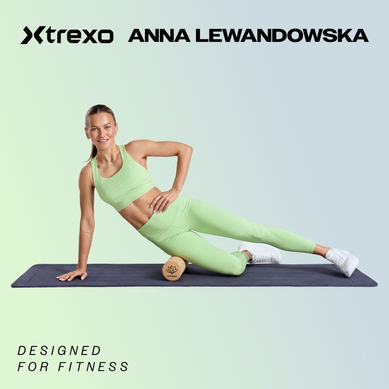 Minge de masaj XTREXO TRX-MSB008 8 cm neagră/limon 2