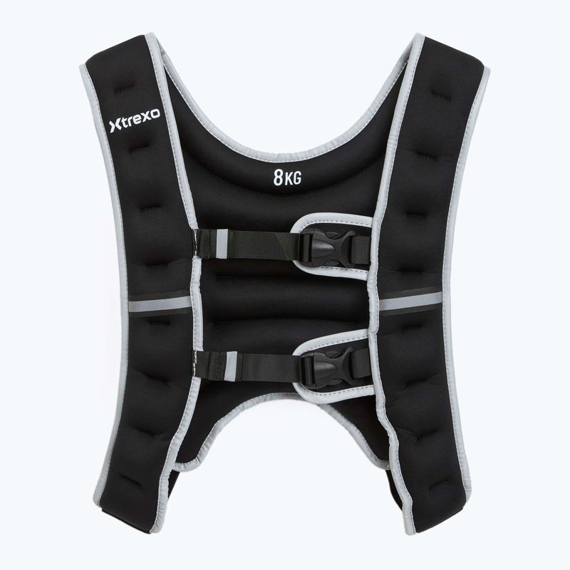 XTREXO veste de antrenament cu greutăți negru WV-08