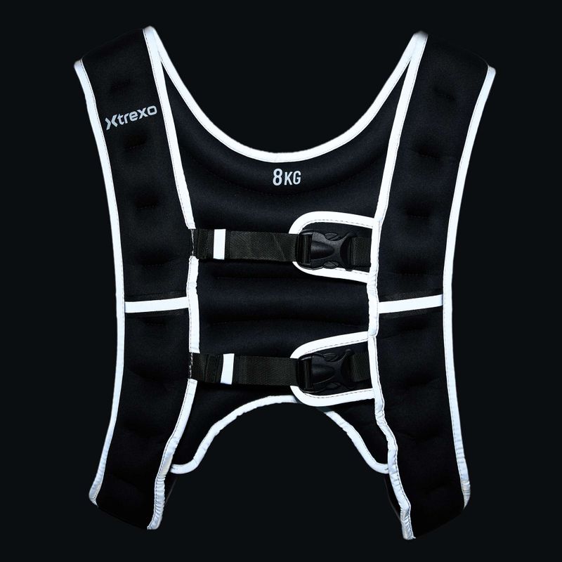 XTREXO veste de antrenament cu greutăți negru WV-08 7