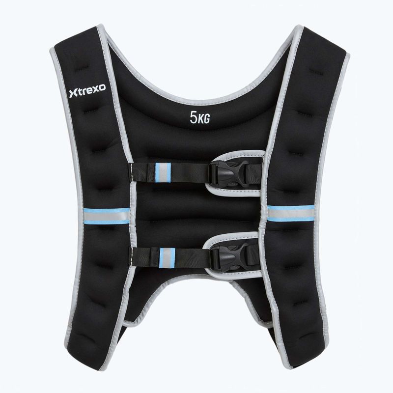XTREXO veste de antrenament cu greutăți negru WV-05
