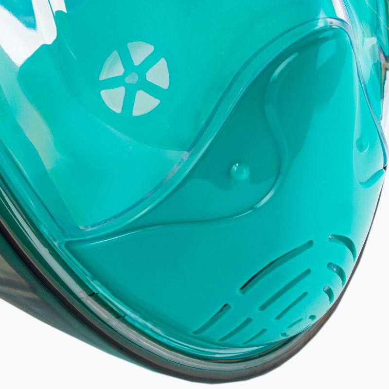 Mască integrală de snorkeling AQUASTIC albastră SMA-01SN 9